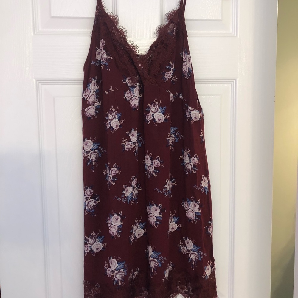 Floral Print Slip Dress